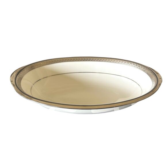 Noritake Centennial Cobalt Blue 10” Oval Vegetable Serving dish Bone china 4792 - Picture 1 of 4